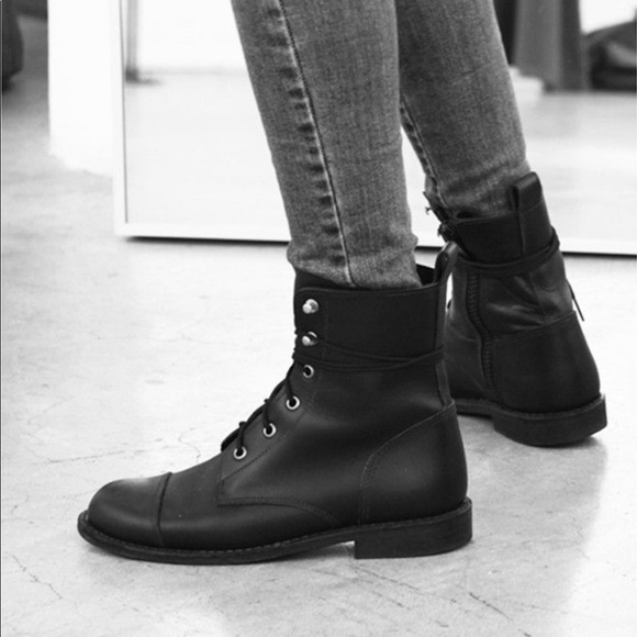 Anine Bing Carla Combat Boots